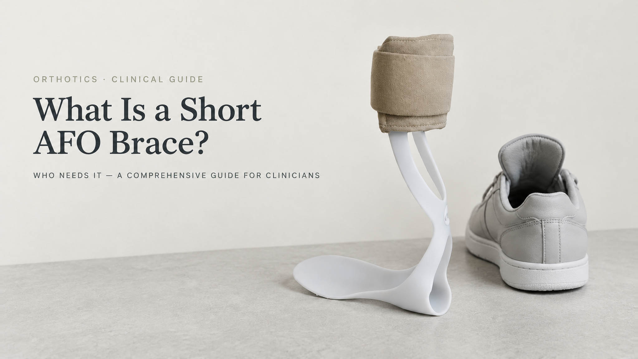 What Is a Short AFO Brace, and Who Needs It? A Comprehensive Guide